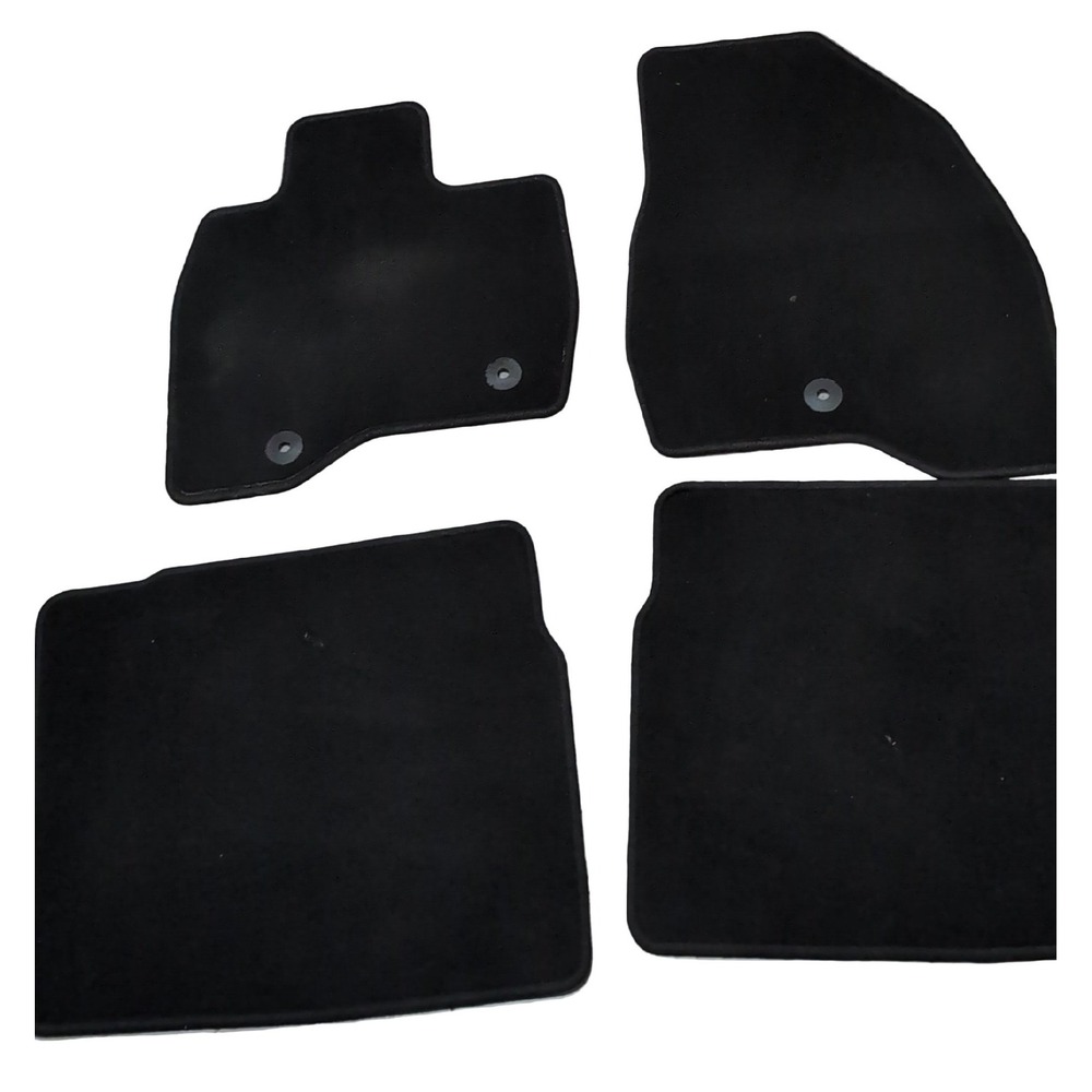 Ford Car Floor Mats FB53-7813087-ABW Carpet Black OEM Front Rear Set of 4